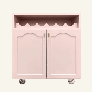 Elise Bar Cabinet - Rose
