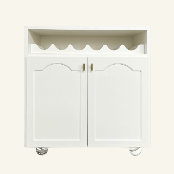 Elise Bar Cabinet - Classic White