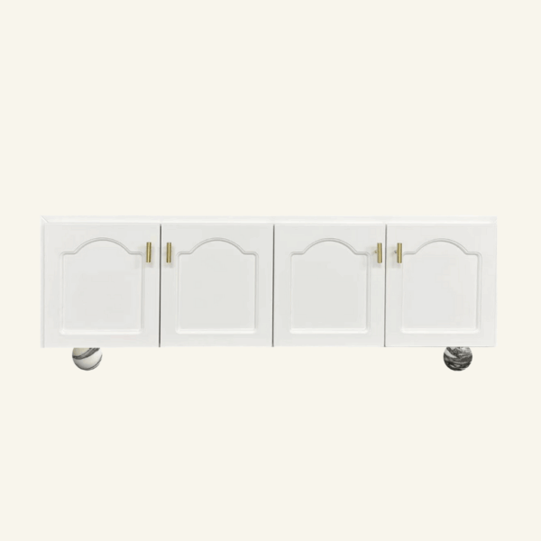 Elise Entertainment TV Unit 1200 - Classic White