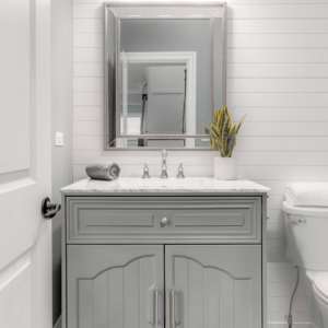 Eleanor Freestanding Vanity 900 - Pearl Grey
