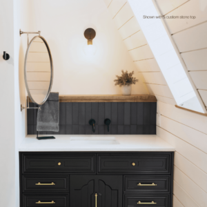 Eleanor Vanity 1500 Single Bowl - Black