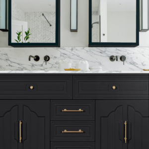 Eleanor Vanity 1500 Double Bowl - Black