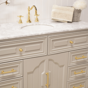 Eleanor Vanity 1200 - Pearl Grey
