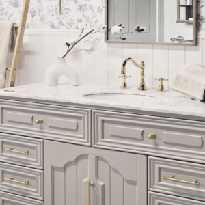 Eleanor Vanity 1500 Single Bowl - Pearl Grey