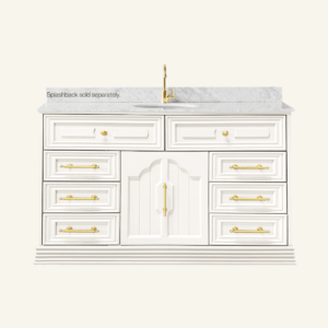 Eleanor Vanity 1500 Single Bowl - Classic White