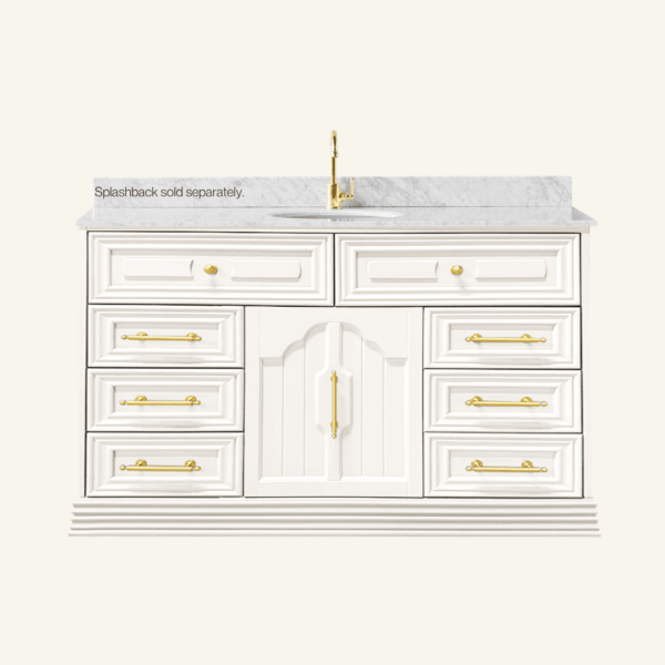 Eleanor Vanity 1500 Single Bowl - Classic White