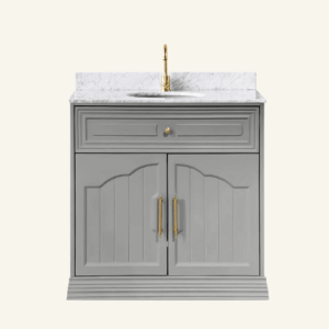 Eleanor Freestanding Vanity 900 - Pearl Grey