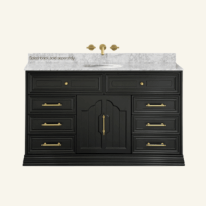 Eleanor Vanity 1500 Single Bowl - Black