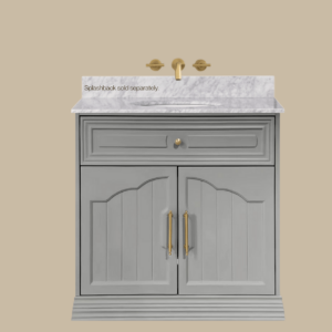 Eleanor Freestanding Vanity 900 - Pearl Grey