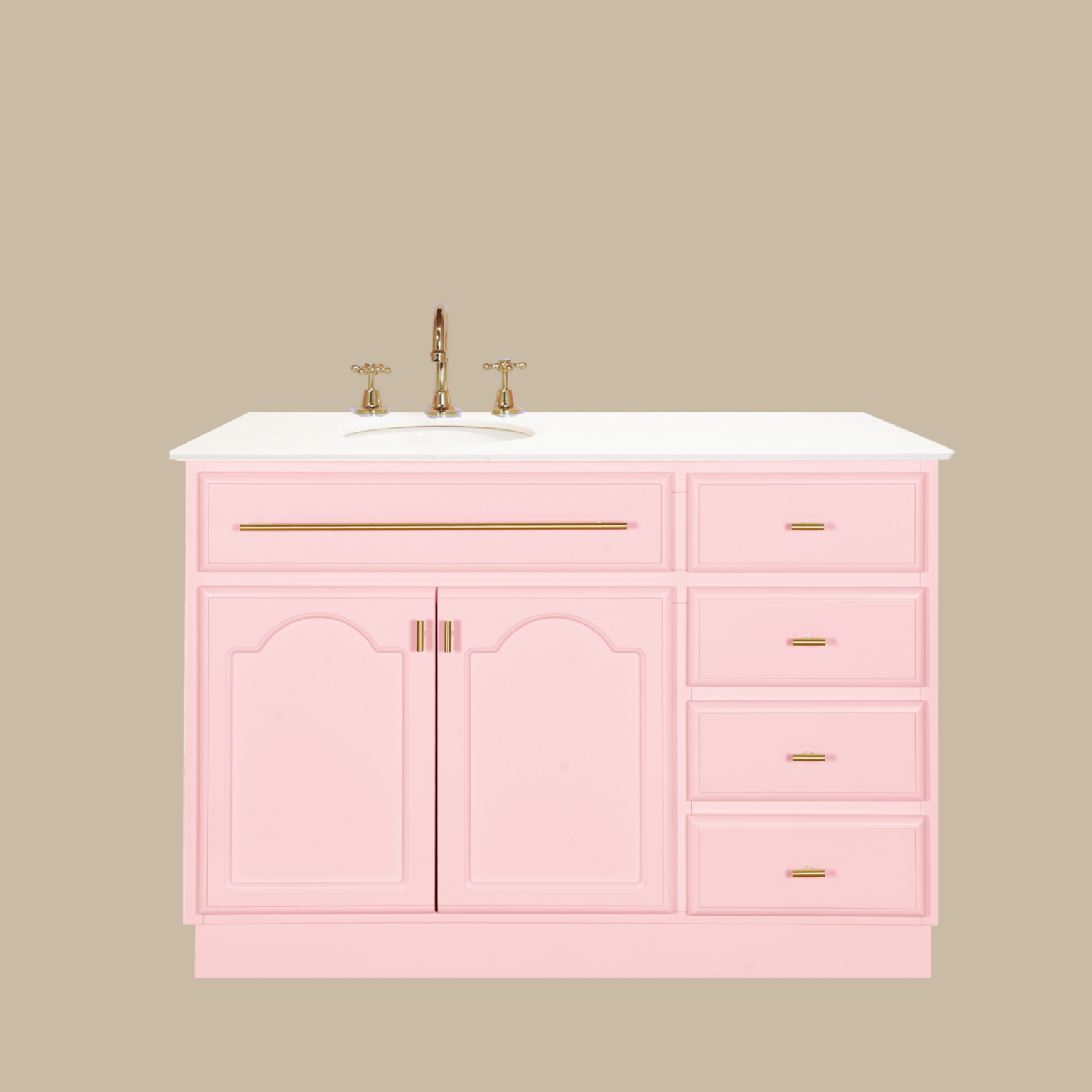 Elise Vanity 1200 - Rose