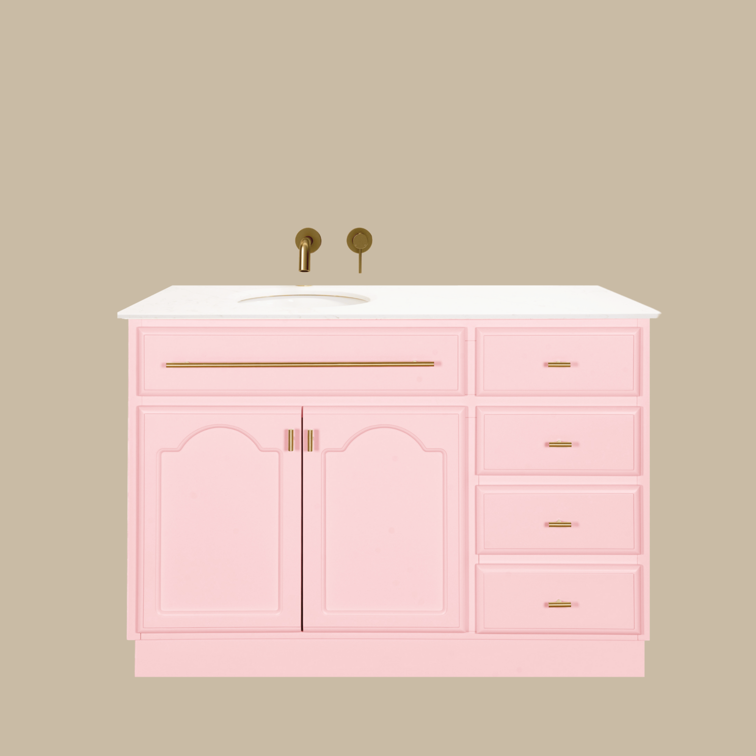 Elise Vanity 1200 - Rose