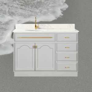 Elise Vanity 1200 - Pearl Grey