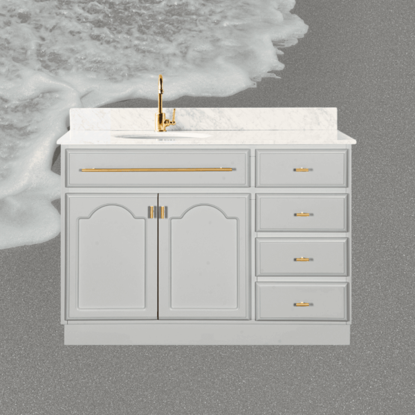 Elise Vanity 1200 - Pearl Grey