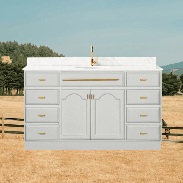Elise Vanity 1500 Single Bowl - Pearl Grey