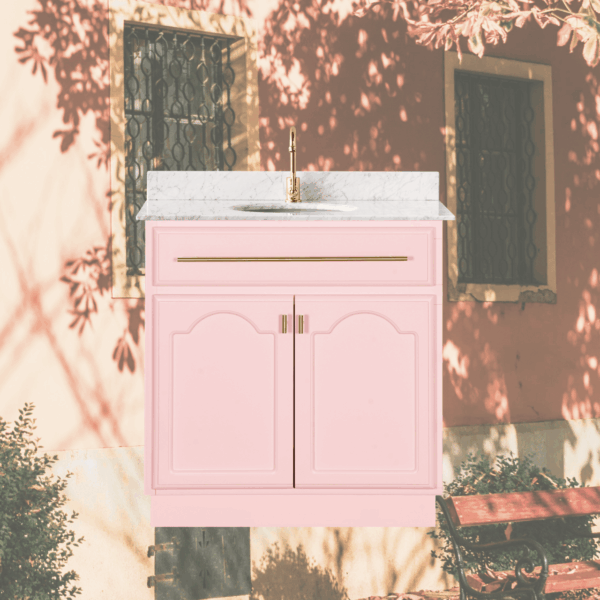Elise Vanity 900 - Rose