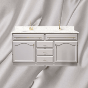 Elise Vanity 1500 Double Bowl - Black