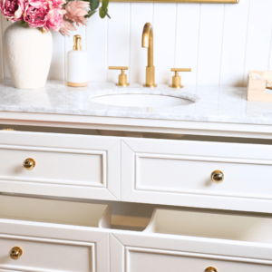 Audrey Vanity Freestanding 1200 Single Bowl -  Classic White