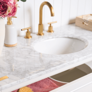 Audrey Vanity Freestanding 1200 Single Bowl -  Classic White