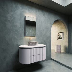 Wave Wall-Mounted Vanity 900 - Classic White