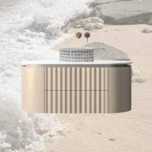 Wave Wall-Mounted Vanity 1200 - Sandy