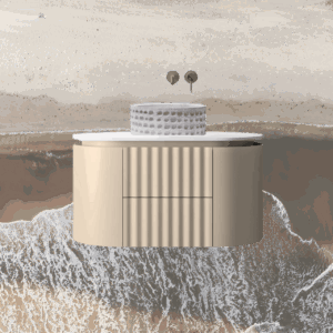 Wave Wall-Mounted Vanity 900 - Sandy