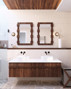 Ashton Wall-Mounted Vanity 1800 Double Bowl