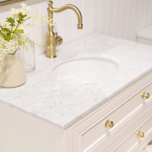 Audrey Vanity Freestanding 900 Single Bowl - Classic White