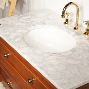 Audrey Vanity Freestanding 900 Single Bowl - Brown Oak 