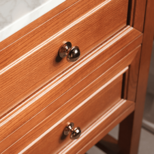 Audrey Vanity Freestanding 900 Single Bowl - Brown Oak 