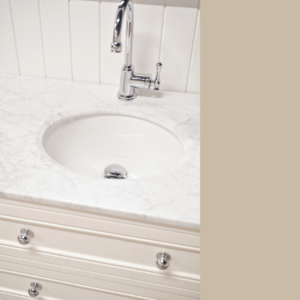 Audrey Vanity Freestanding 900 Single Bowl - Classic White