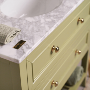 Audrey Vanity Freestanding 900 Single Bowl - Sagewood