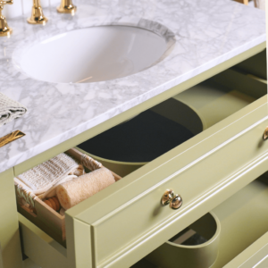 Audrey Vanity Freestanding 900 Single Bowl - Sagewood