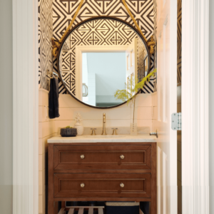 Audrey Vanity Freestanding 900 Single Bowl - Brown Oak 