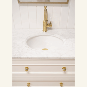 Audrey Vanity Freestanding 900 Single Bowl - Classic White