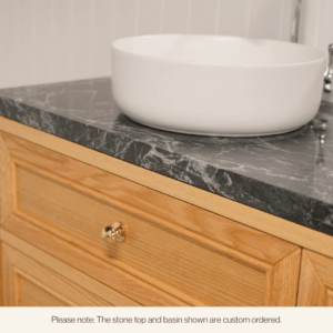 Audrey Vanity Freestanding 1500 Single - Natural Oak 