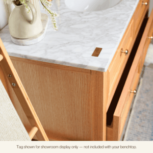 Audrey Vanity Freestanding 900 Single Bowl - Natural Oak