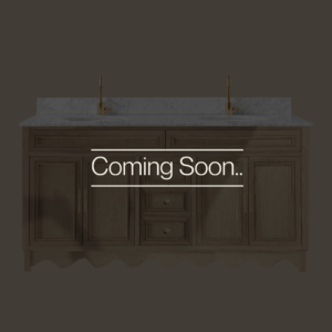 Belle Scalloped Vanity 1800 Double Bowl Freestanding – Honey Oak