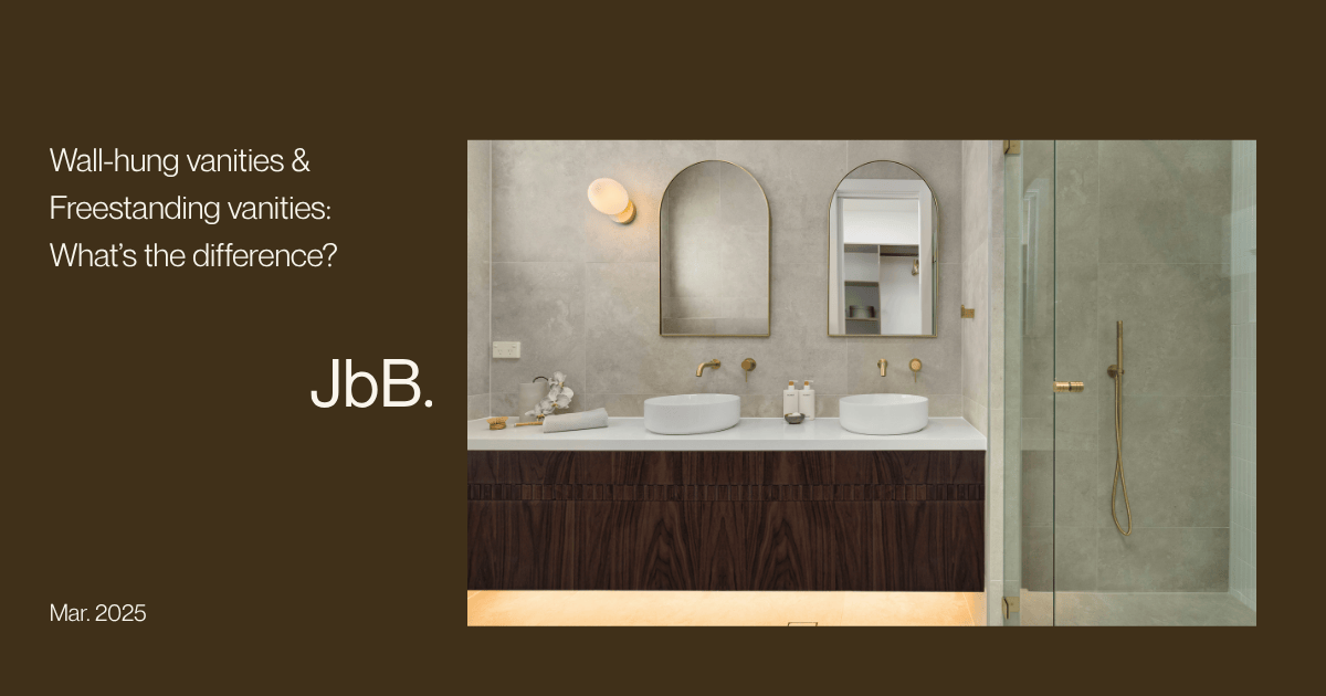 Wall-Hung Vanities & Freestanding Vanities: What's the Difference?