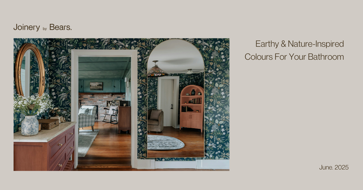 Earthy & Nature-Inspired Colours For Your Bathroom
