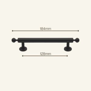 Eleanor Solid Brass Handle 96/128mm - Chrome/Brushed Gold/Matt Black