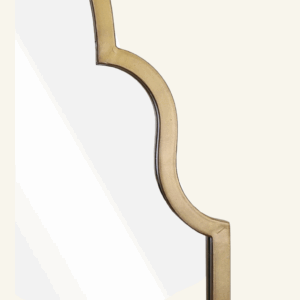 Valencia Bathroom Wall Mounted Mirror - Brushed Gold/Chrome